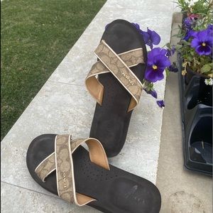 COACH JANINE SANDALS SLIDES